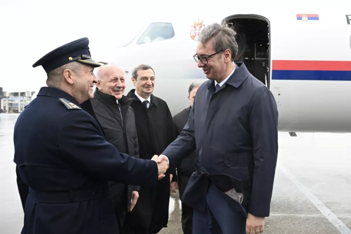Serbian president arrives in Azerbaijan for WUF13 PHOTO