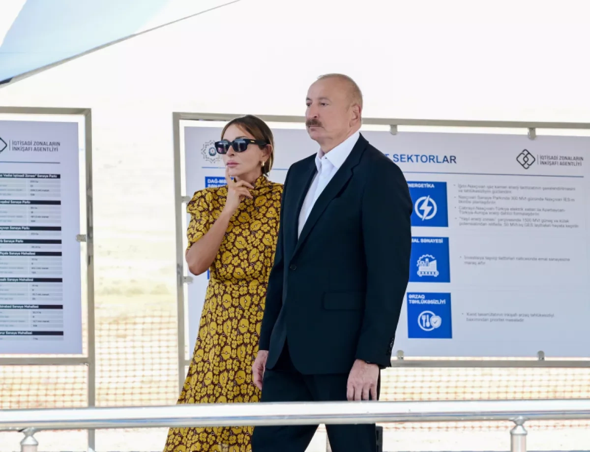 President Aliyev launches construction of Nakhchivan Industrial Park PHOTO