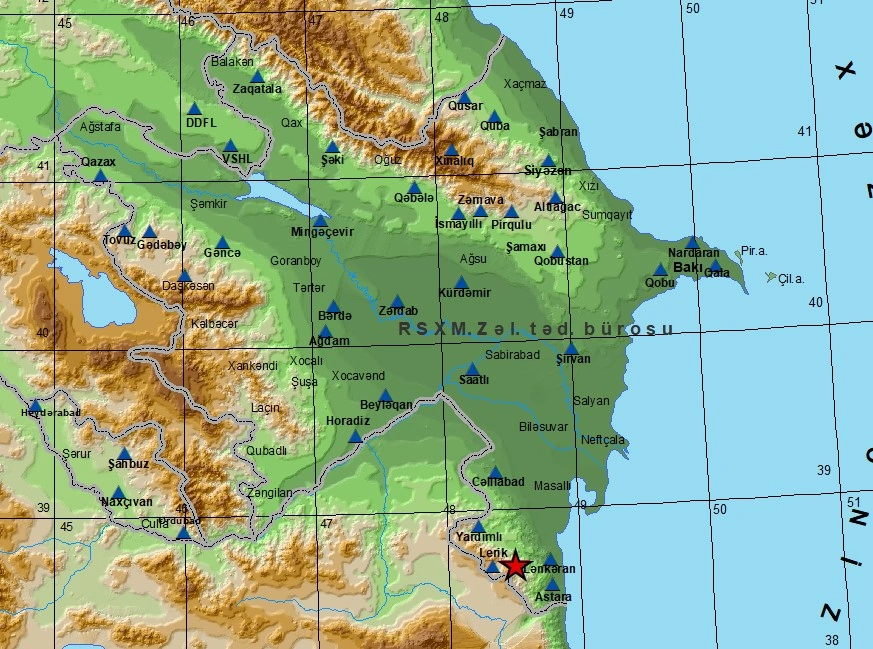 Earthquake hits Azerbaijan's Lerik district