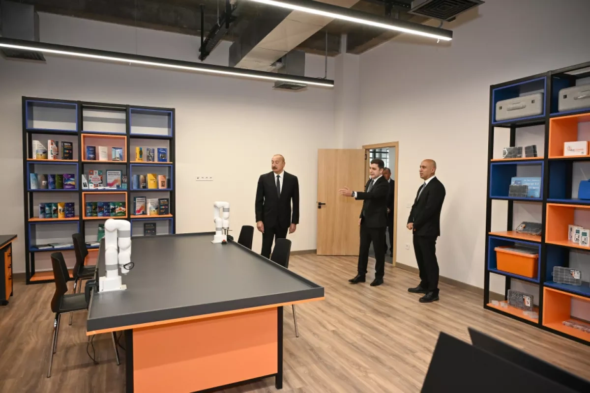 Azerbaijani president opens first phase of SABAH.city innovation campus PHOTO