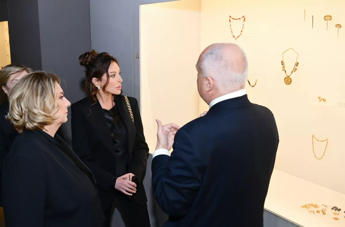 Azerbaijani First Lady Mehriban Aliyeva visits Georgian National Museum in Tbilisi PHOTO