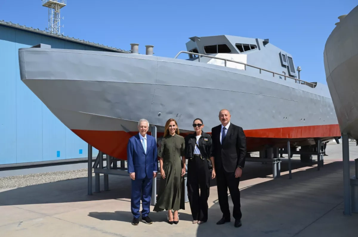 President Aliyev, first lady visit Azerbaijan’s Navy, inspect naval capabilities PHOTO