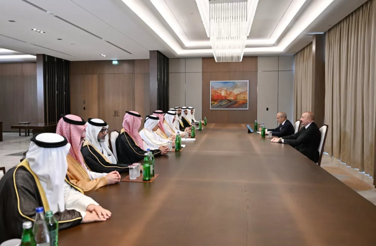 Azerbaijani president receives Arab delegation, unlocks expanded water, sanitation financing PHOTO