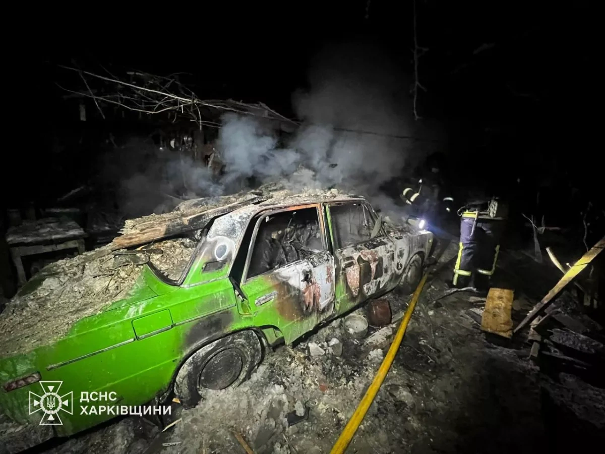 Russian drone strikes ignite fires across Ukraine's Kharkiv region, injuring two PHOTO/VIDEO