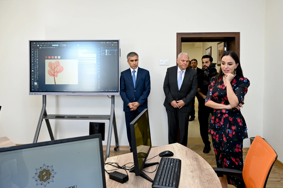 Heydar Aliyev Foundation VP Leyla Aliyeva visits Sheki City Art School (PHOTO)
