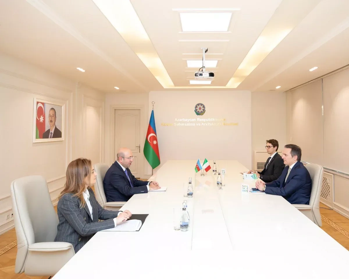 Azerbaijan, Italy explore expanded cooperation in urban development Photo