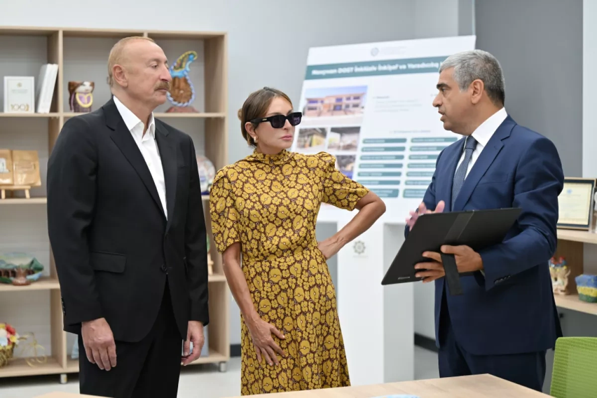 Azerbaijan's first couple inaugurates Nakhchivan Regional DOST Centre PHOTO