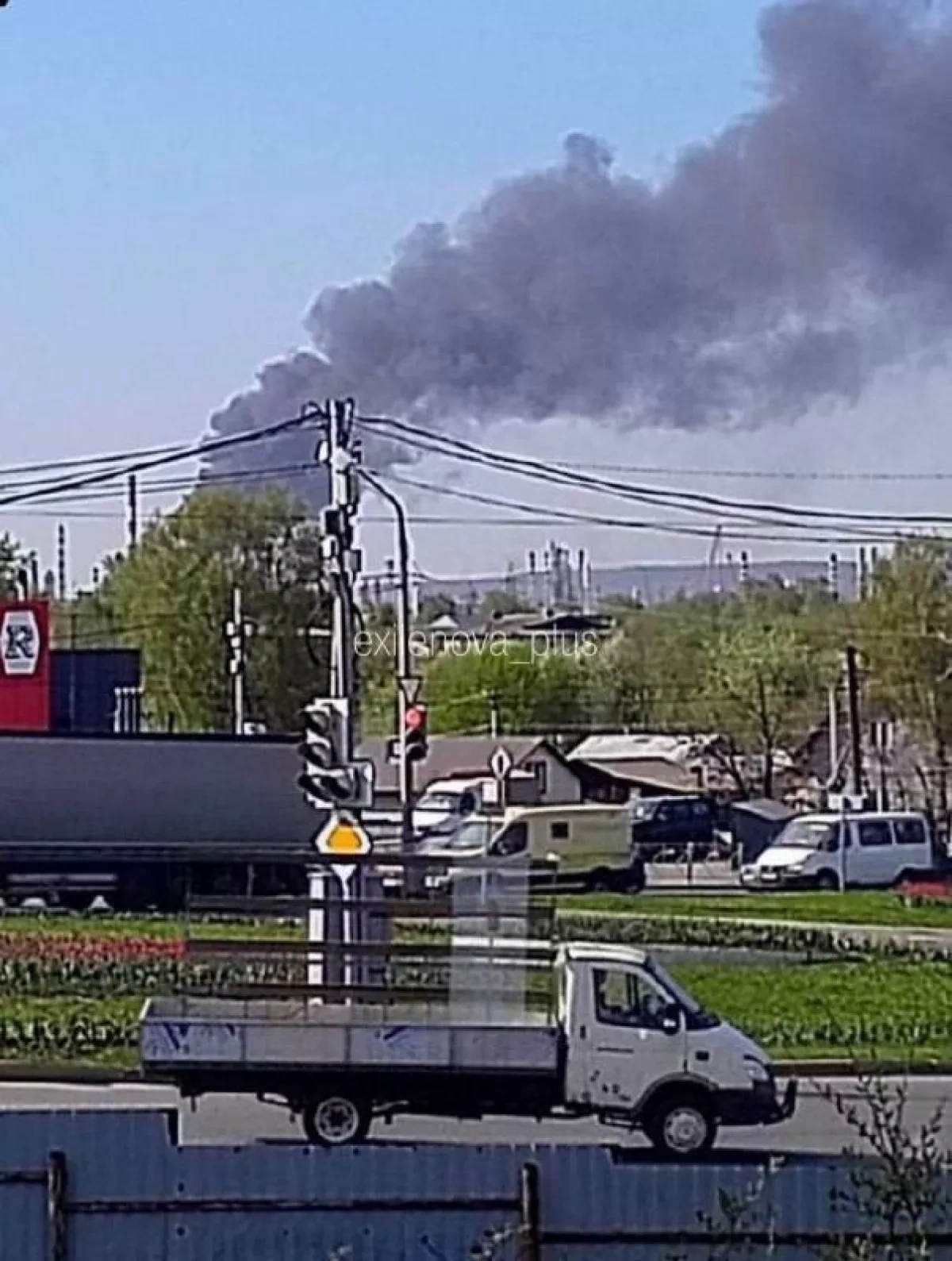 ASTRA: Lukoil refinery in Russia's Perm hit for third time in nine days PHOTO / VIDEO