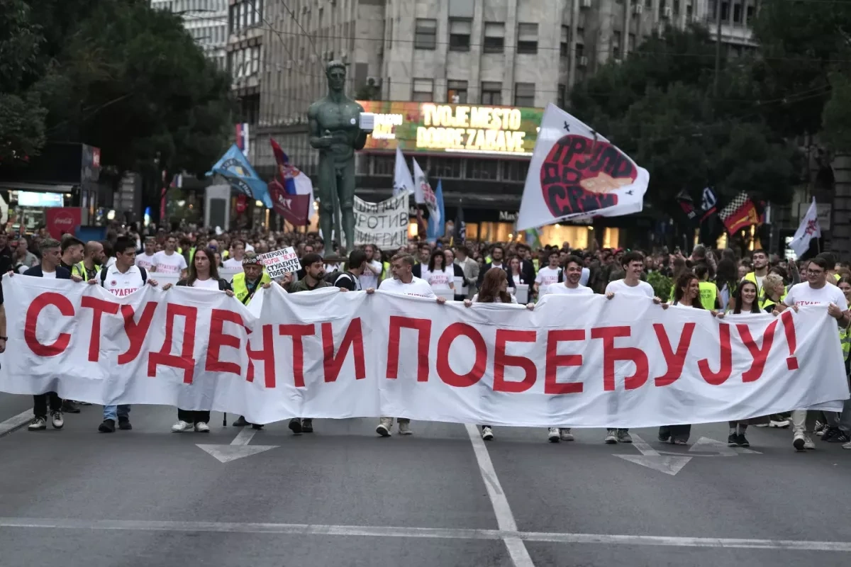 Serbian student movement formally enters parliamentary election