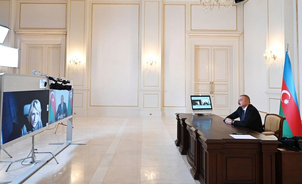 Chronicles of Victory: Sky News TV channel broadcasts interview with President Ilham Aliyev on October 9, 2020 (PHOTO/VIDEO)