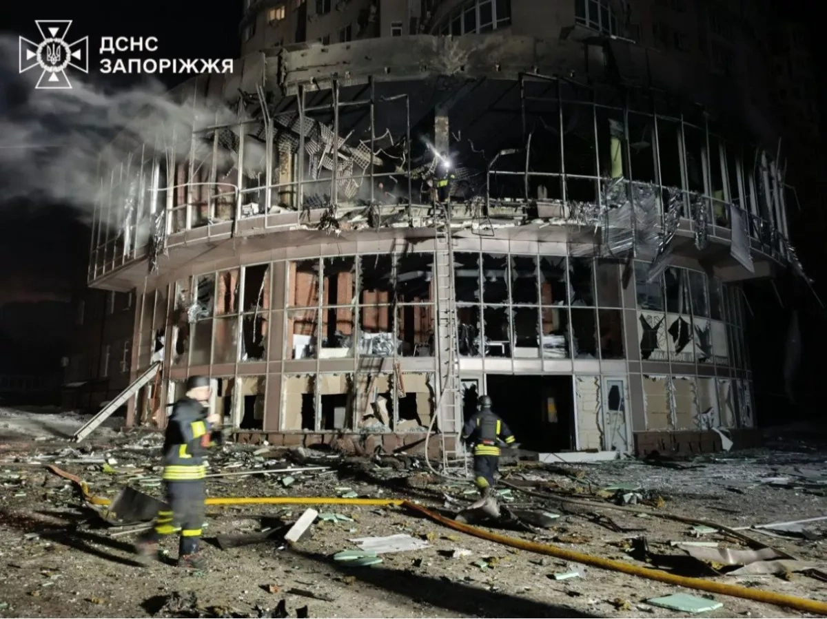 Russian drone attacks spark fires in Ukraine’s Zaporizhzhia PHOTO/VIDEO
