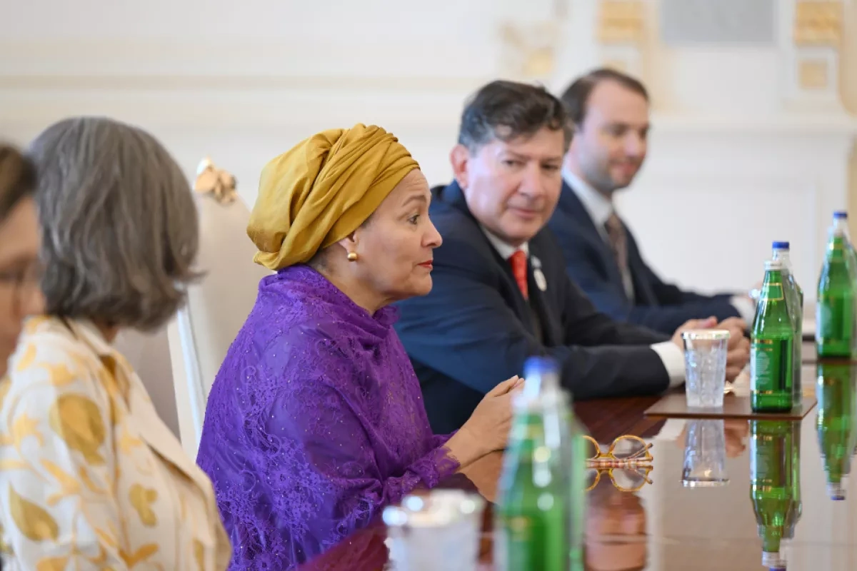 Azerbaijani president receives UN Deputy Secretary-General in Baku PHOTO