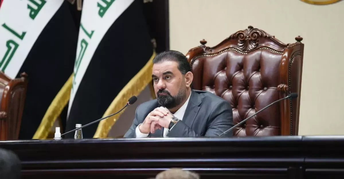 Iraqi speaker responds to Iran’s Ghalibaf with different Gulf map PHOTO