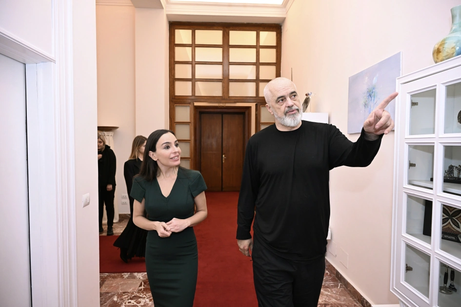 Heydar Aliyev Foundation VP Leyla Aliyeva meets with Albanian Prime Minister Edi Rama in Tirana (PHOTO)