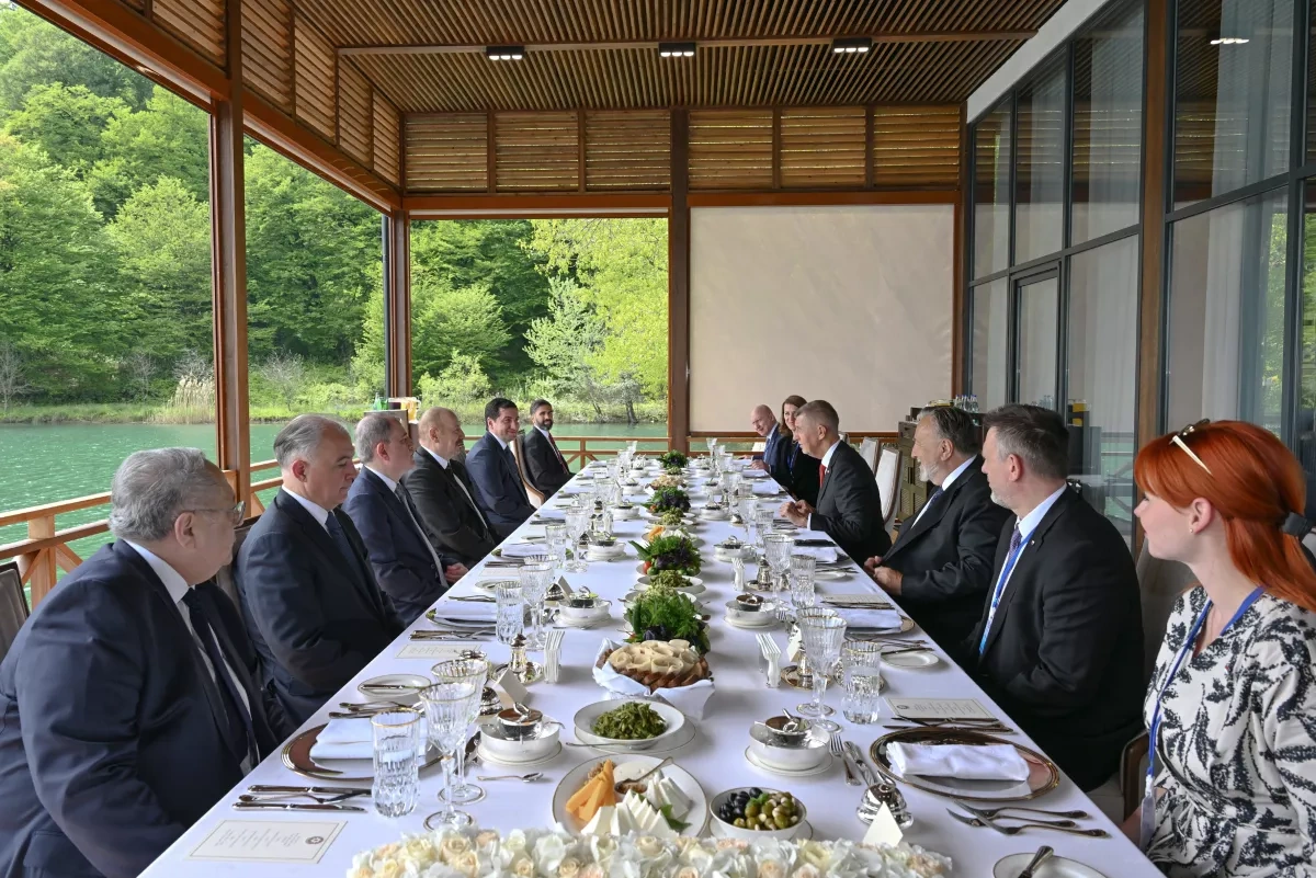 Azerbaijan hosts luncheon in honour of visiting Czech prime minister PHOTO