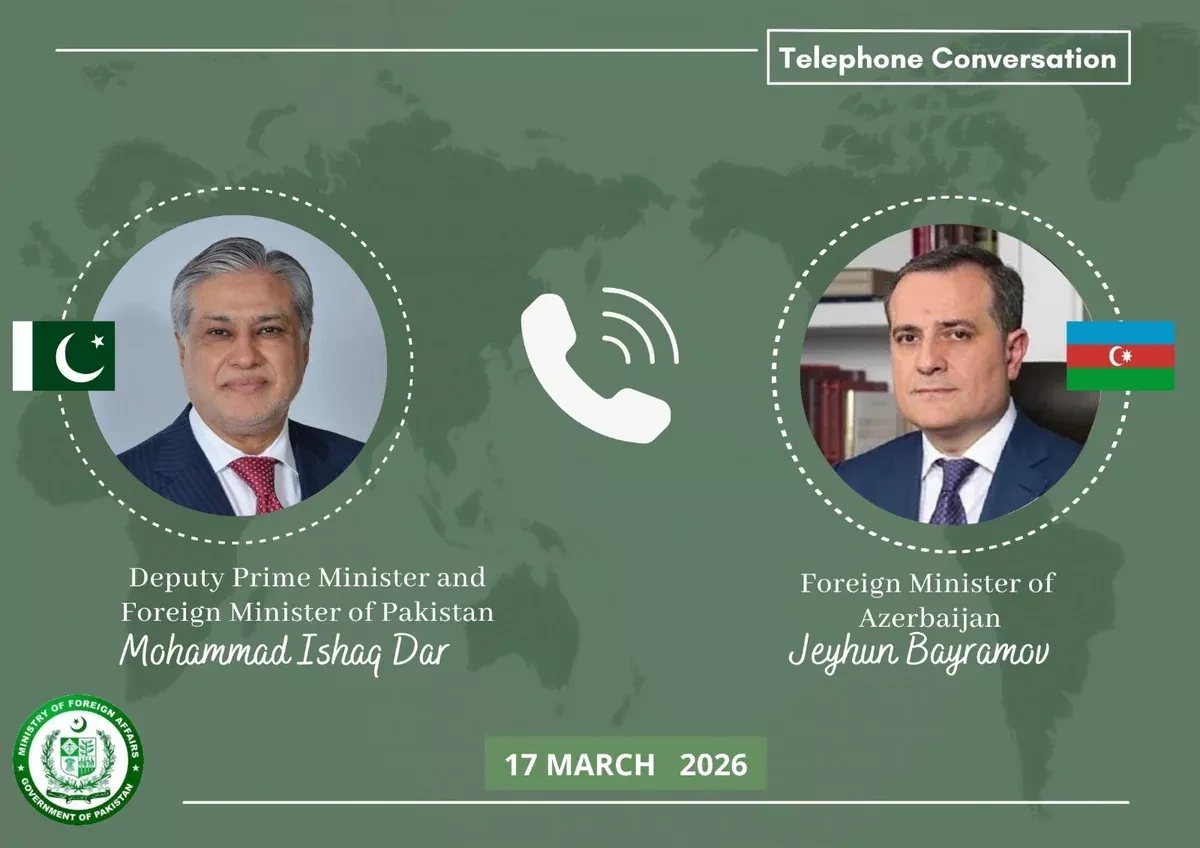 Azerbaijani, Pakistani FMs discuss regional situation in phone call