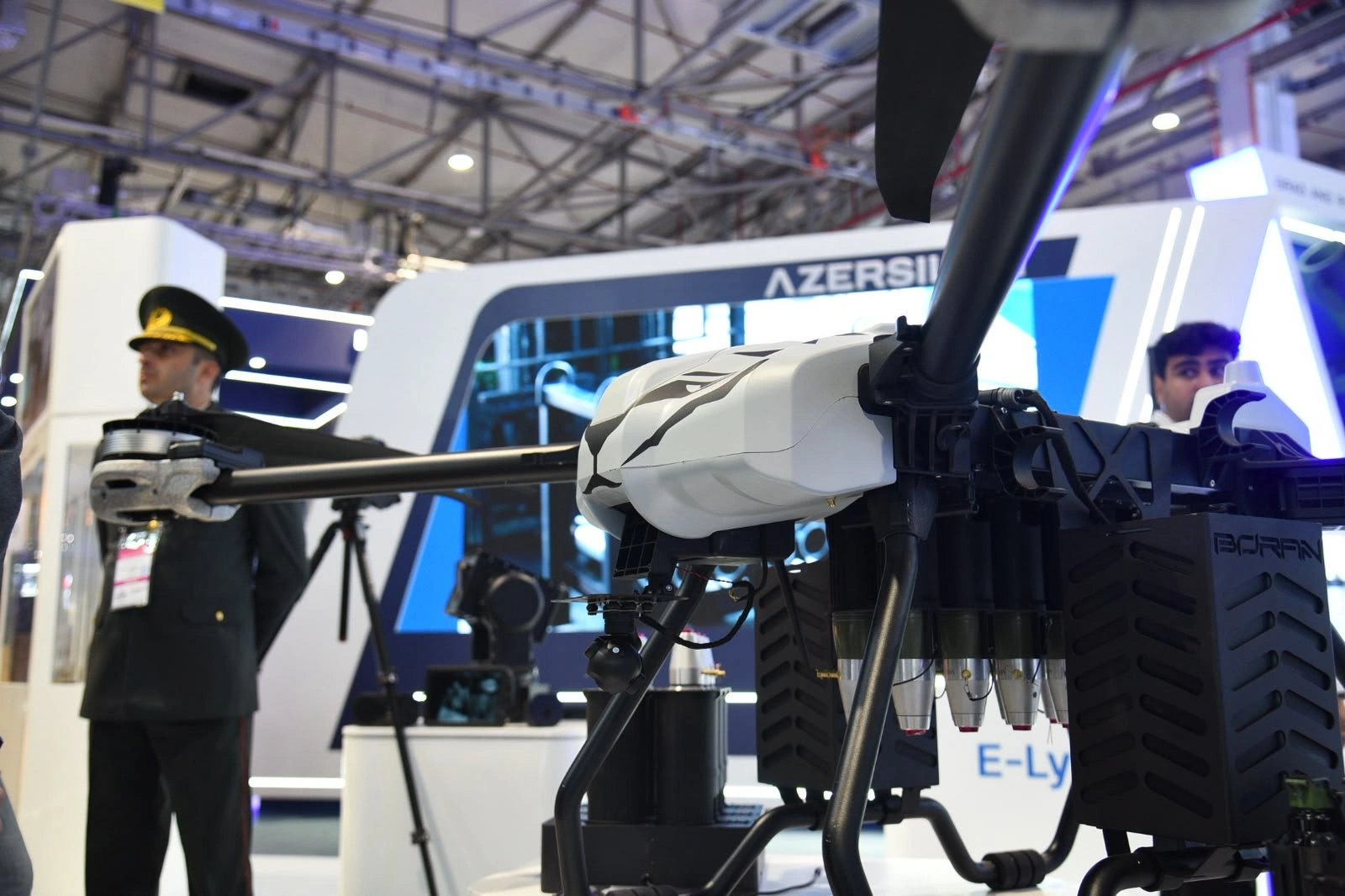 Azerbaijan demonstrates its "BORAN" UAV at ADEX (PHOTO)