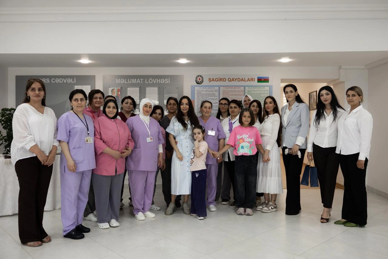 Leyla Aliyeva and Arzu Aliyeva visit orphanage in Lankaran (PHOTO)