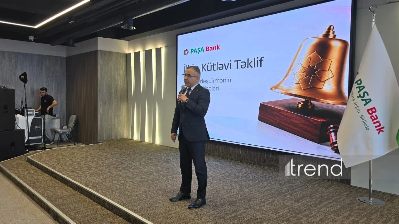 Azerbaijani PASHA Bank's IPO marks launch of new milestone - CEO