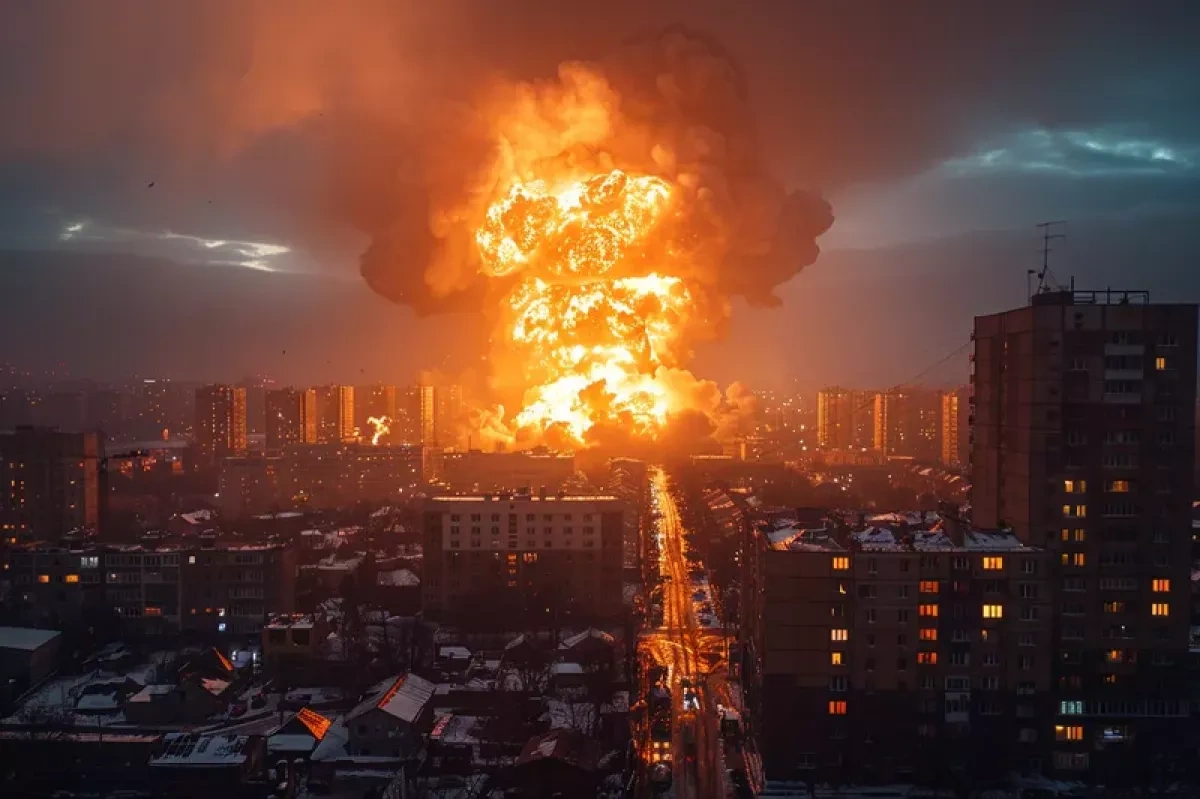 Multiple blasts echo across Kyiv during air raid alert