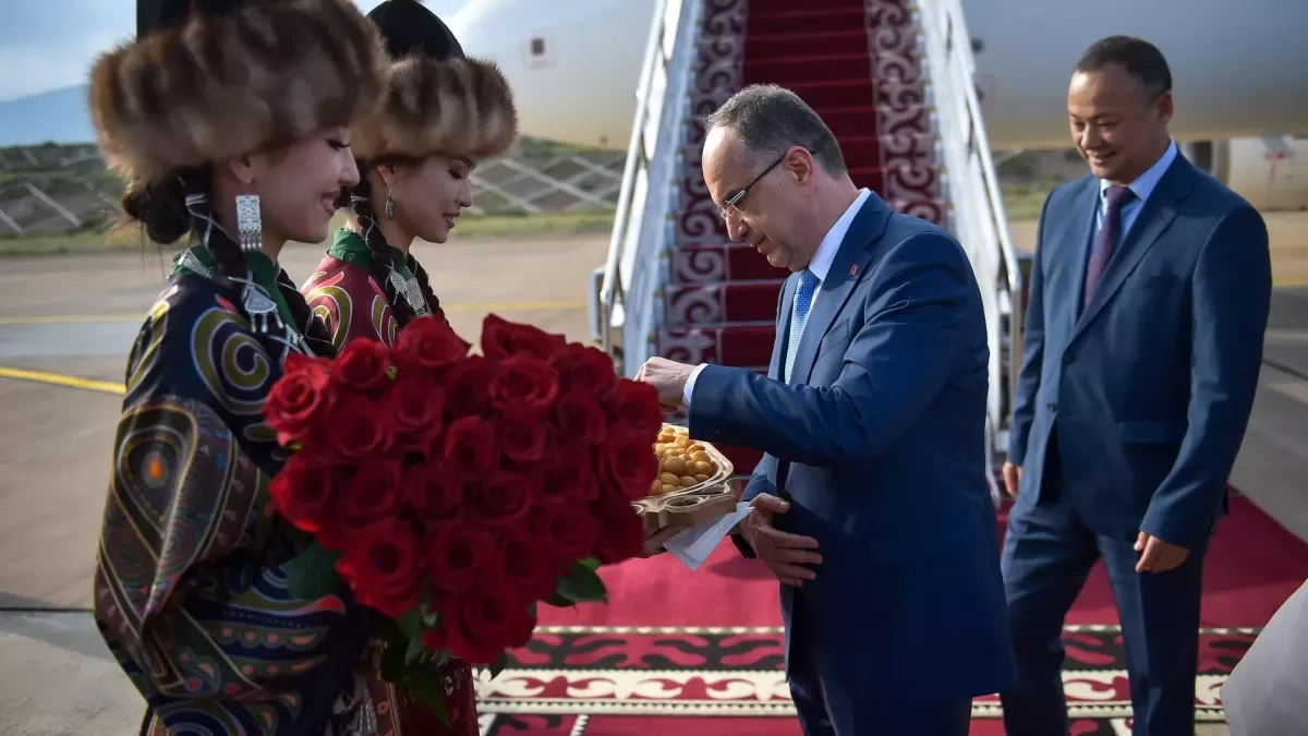 Albanian president touches down in Kyrgyzstan for official visit