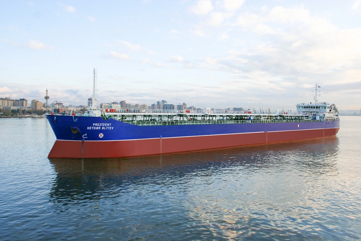 'President Heydar Aliyev' tanker sets off on its post-overhaul maiden voyage