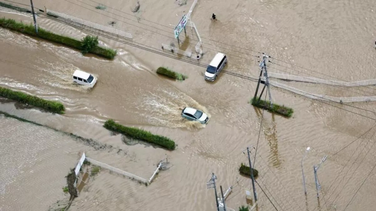 Record rainfall in Japan kills eight, strands thousands at Narita airport