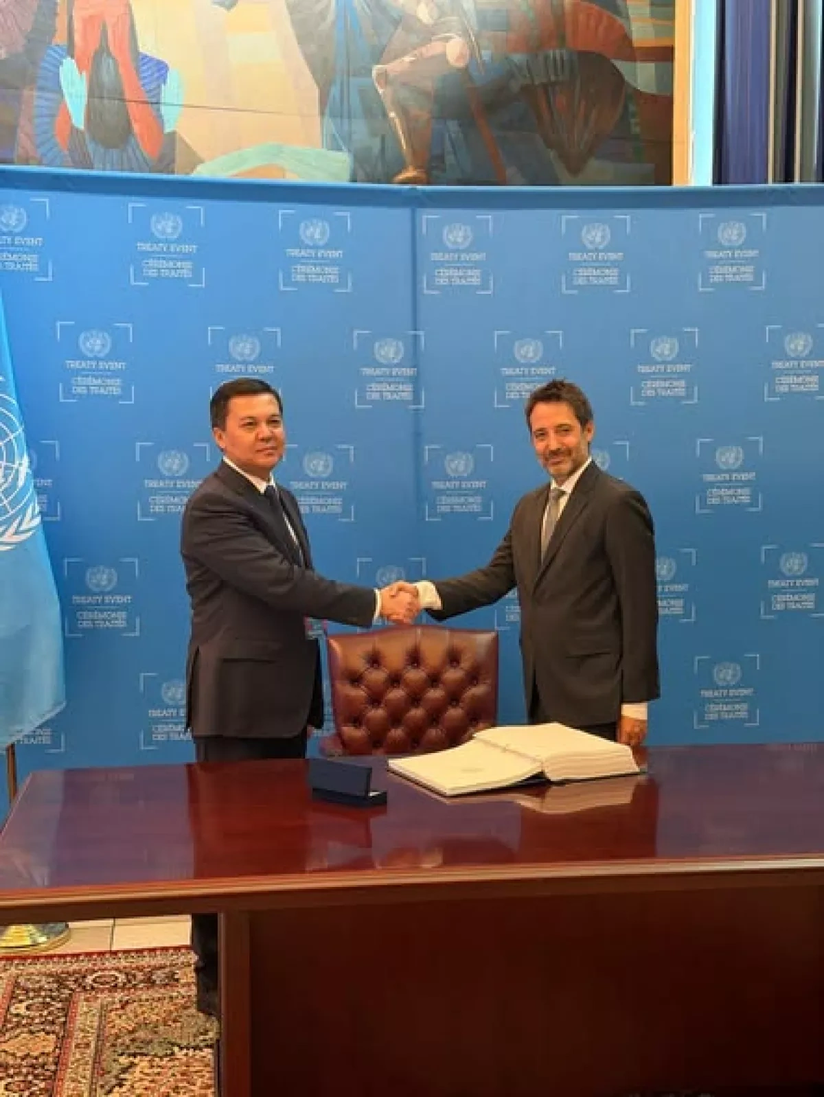 Kyrgyzstan signs UN cybercrime convention in New York PHOTO