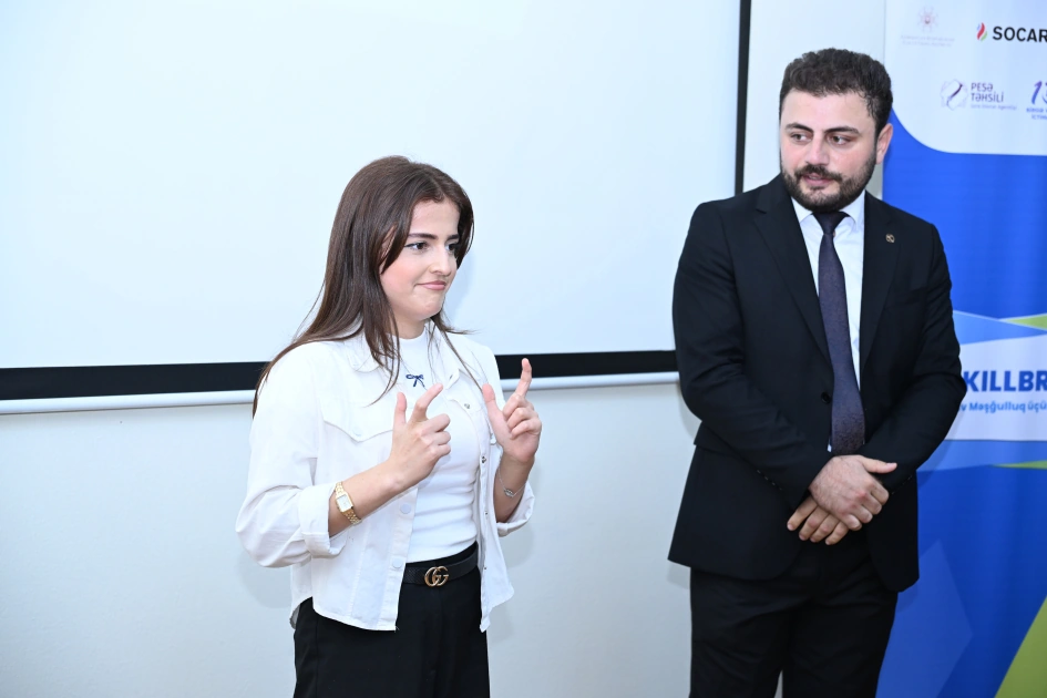 Alena Aliyeva attends opening of inclusive training center in Baku (PHOTO)