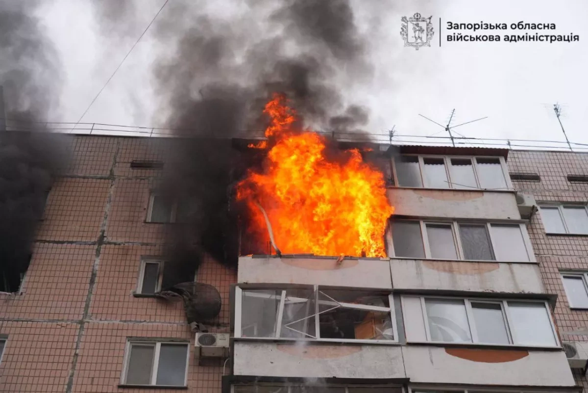 At least 26 injured as Russian forces strike Zaporizhzhia and surrounding district photo / video