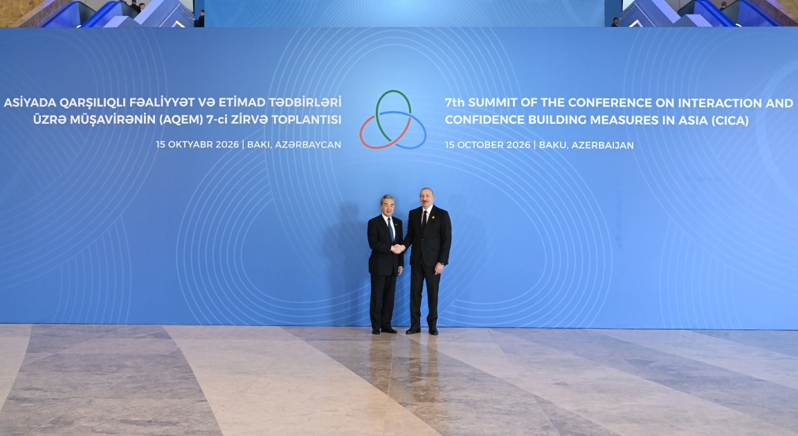 President Ilham Aliyev welcomes participants at 7th CICA Summit (PHOTO)