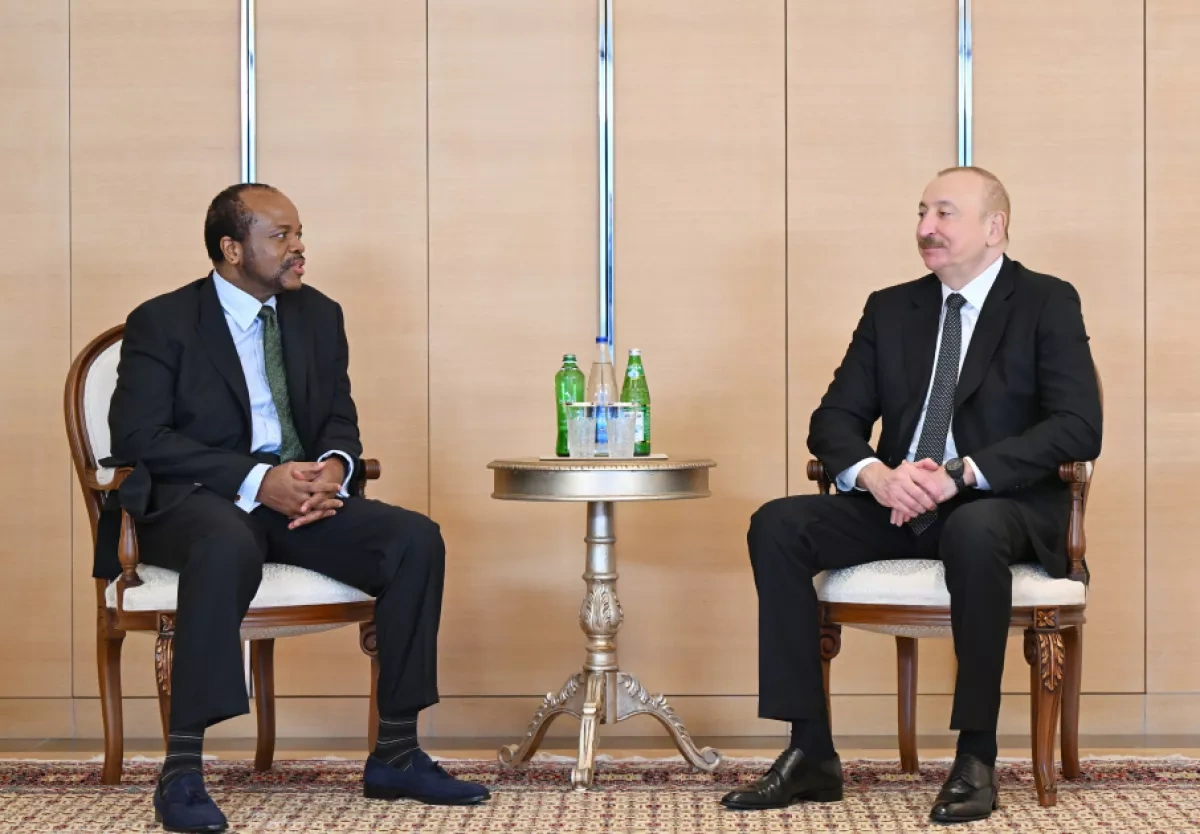President Aliyev meets with delegation led by King of Eswatini PHOTO