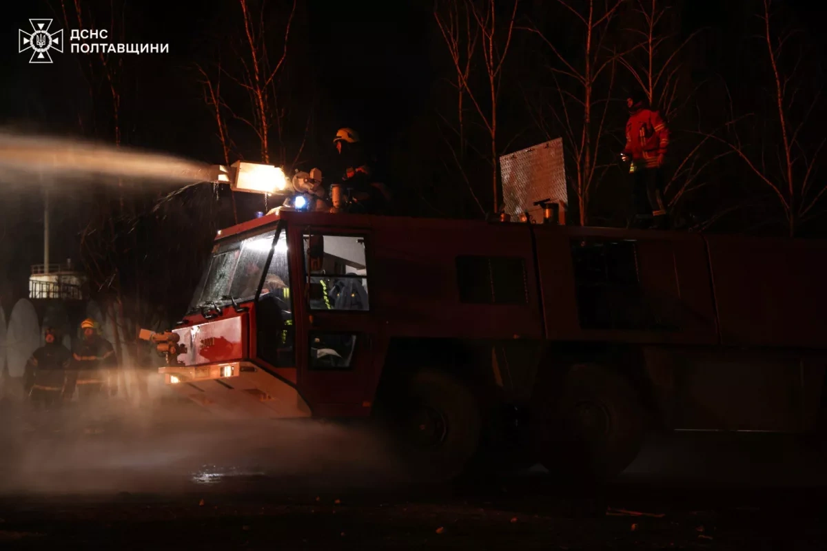 Russian forces strike industrial facility in central Ukraine’s Poltava photo