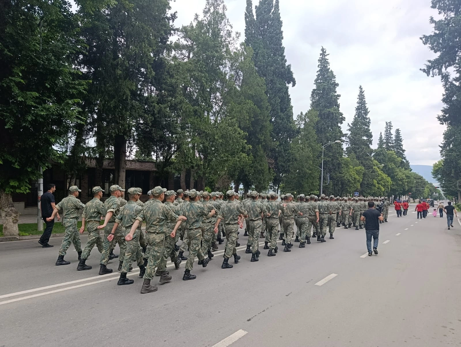 Azerbaijan's Khankendi commemorates Armed Forces Day with military march (PHOTO/VIDEO)