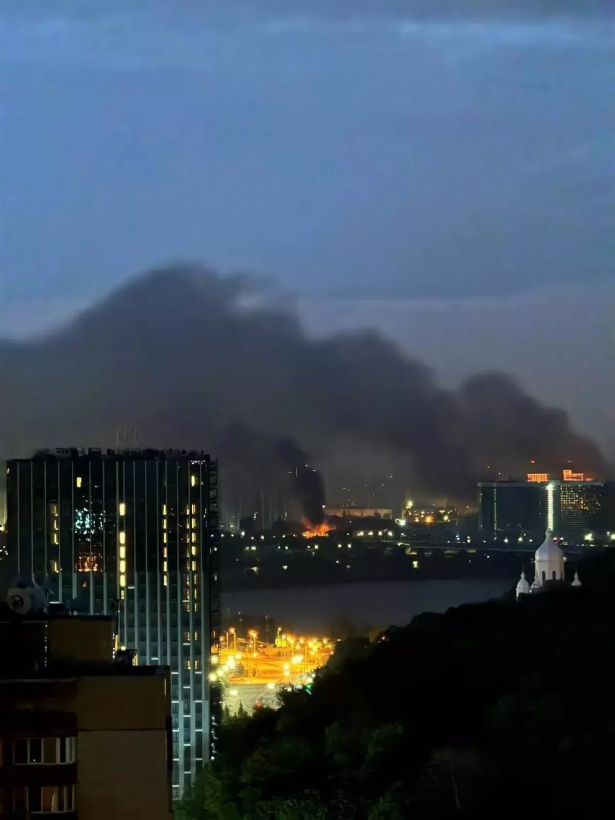 Explosion heard at ammunition depot near Kyiv