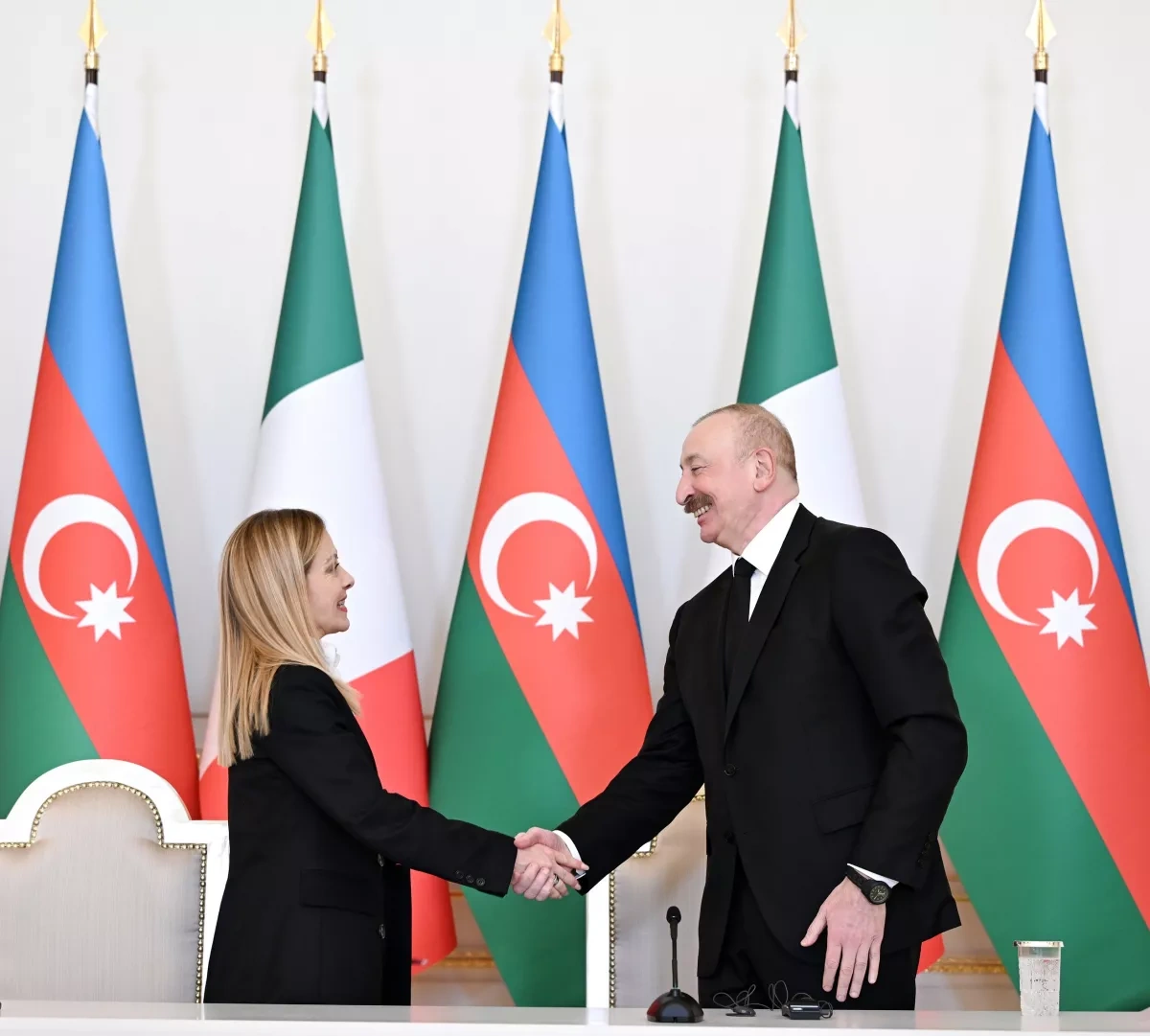 President Aliyev congratulates Meloni on becoming Italy’s longest-serving PM