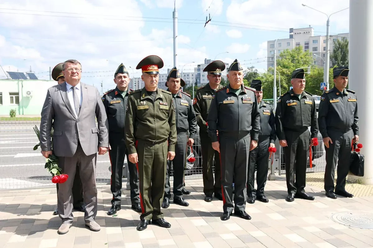 Azerbaijani army chief visits military infrastructure sites in Belarus PHOTO