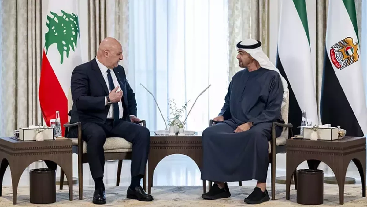 Lebanese, UAE presidents discuss regional developments