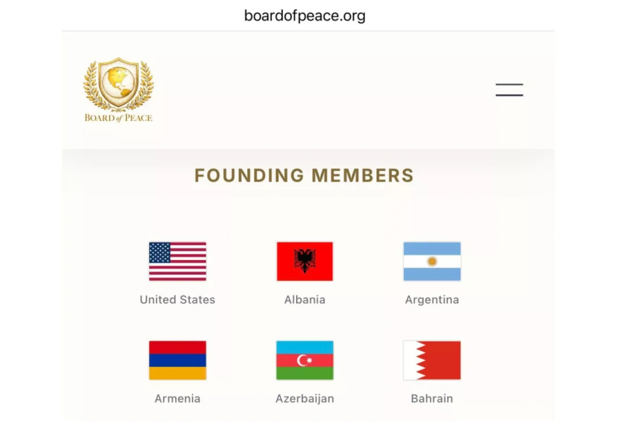 Official Board of Peace website launches with charter, core principles PHOTO