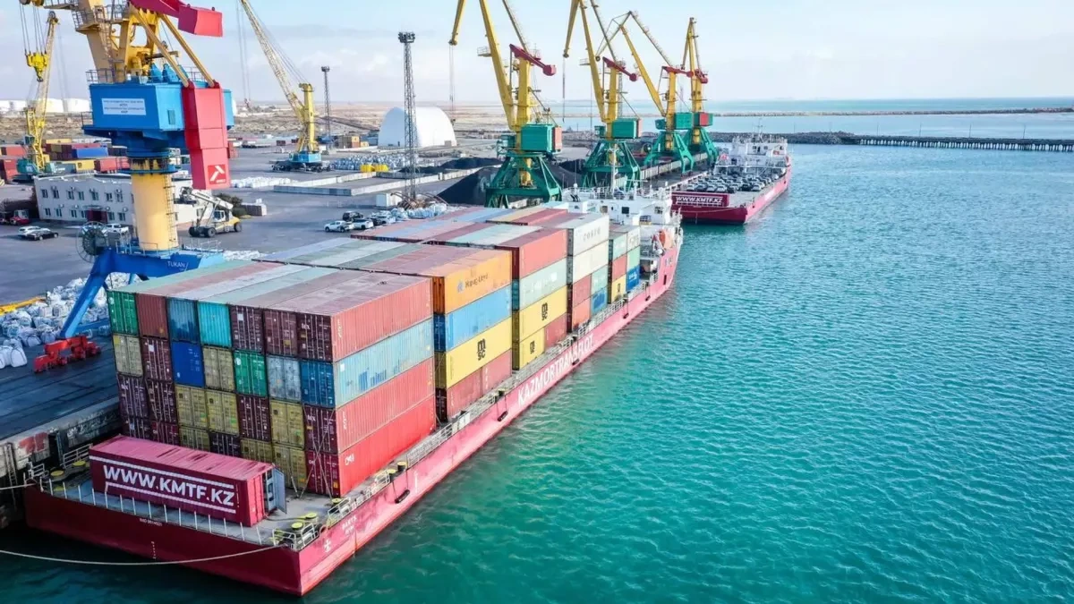 Kazakhstan boosts Caspian container traffic, exceeds export targets to China