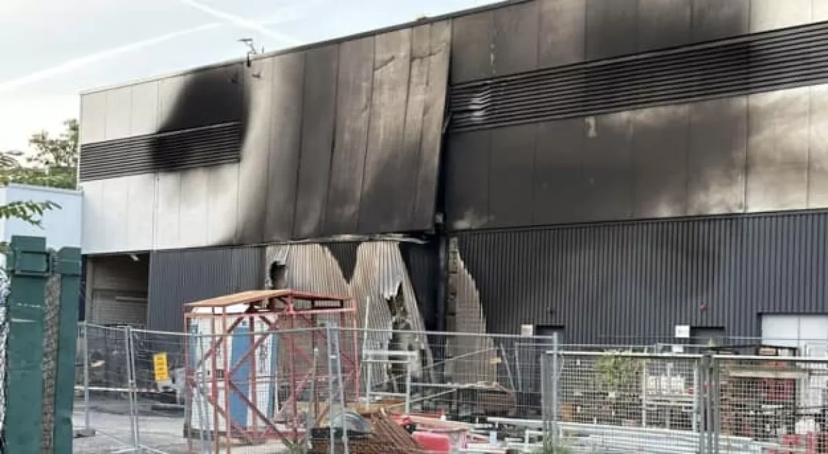 Berlin power substation catches fire overnight
