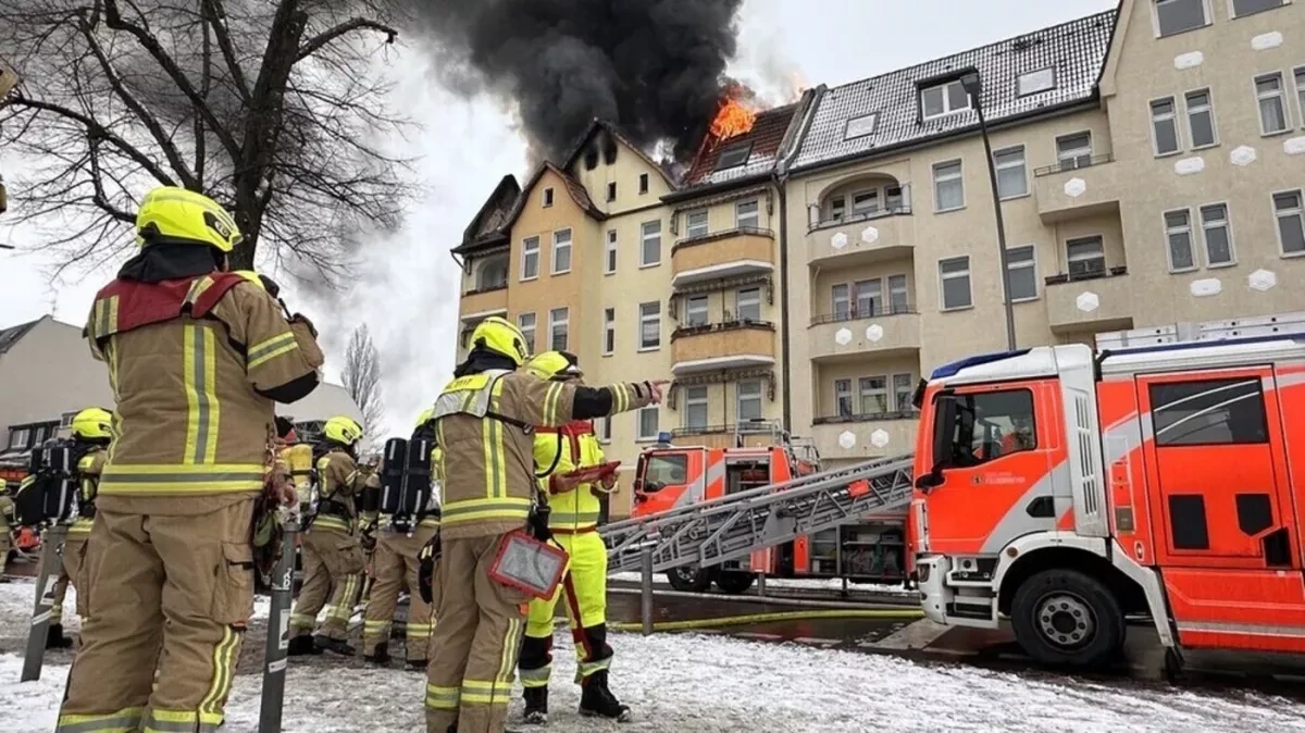 Berlin: Fire breaks out at refugee accommodation centre