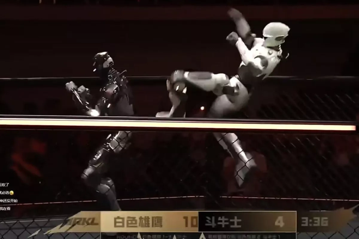 China stages world’s first humanoid robot fighting tournament VIDEO