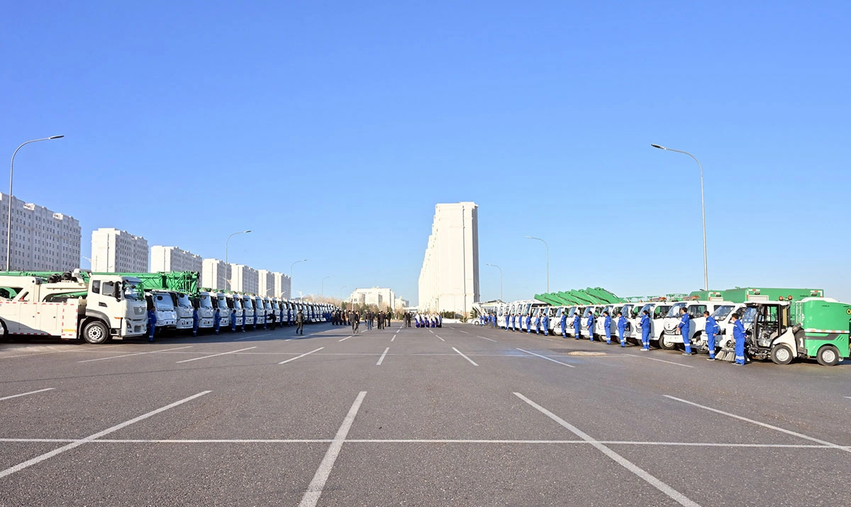 Turkmenistan boosts municipal mobility with expanded fleet