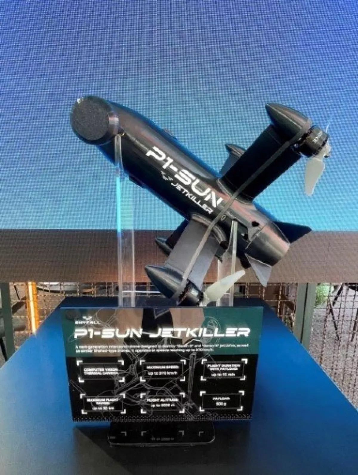 Ukraine’s SkyFall unveils Jetkiller drone built to hunt down Shahed attacks