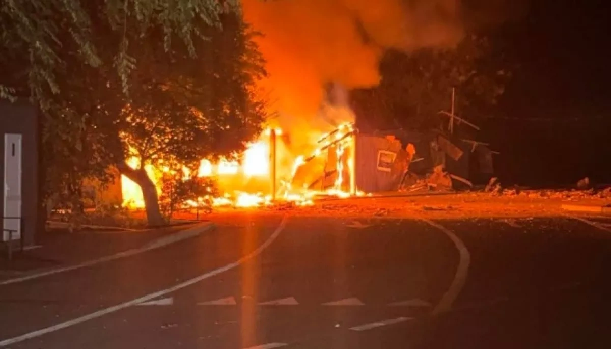 Russian attacks on Ukraine damage border crossing with Moldova PHOTO