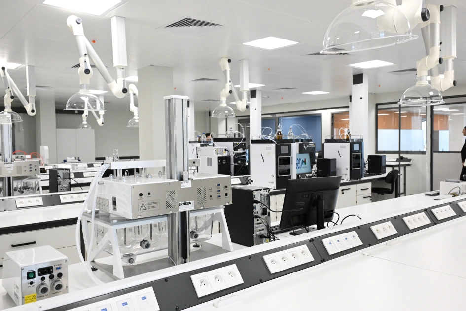 President Ilham Aliyev attends opening of a pharmaceutical manufacturing plant at Pirallahi Industrial Park (PHOTO)