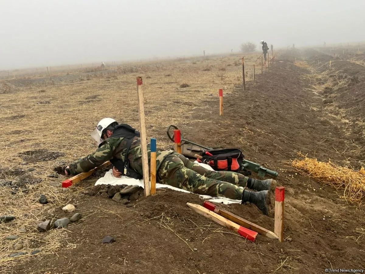 Azerbaijan clears over 7,5 hectares of mines across liberated territories PHOTO