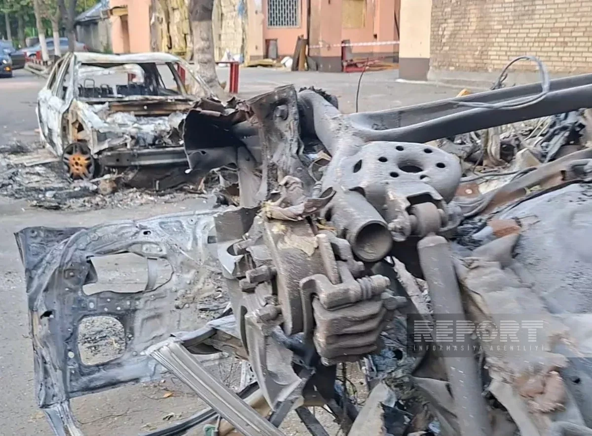 Russian missile strike damages Azerbaijani community property in Kramatorsk PHOTO