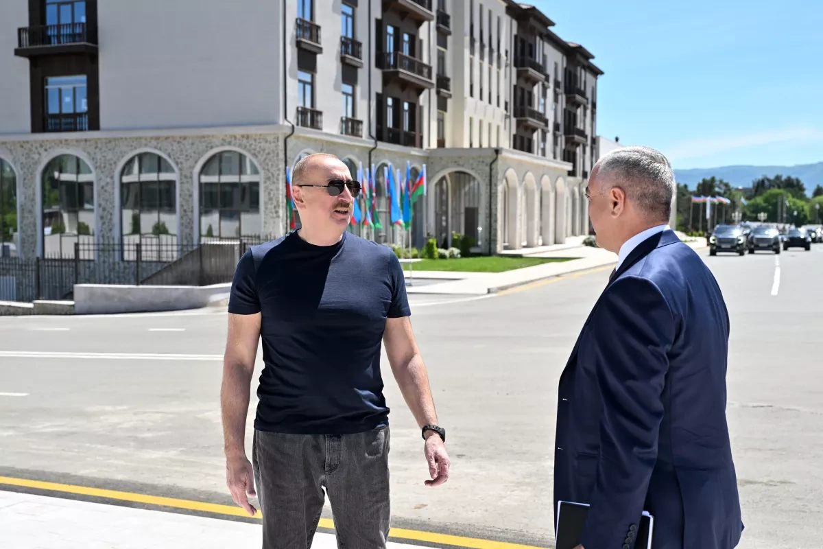 Azerbaijani president inaugurates renovated Cultural Center in Khankendi PHOTO